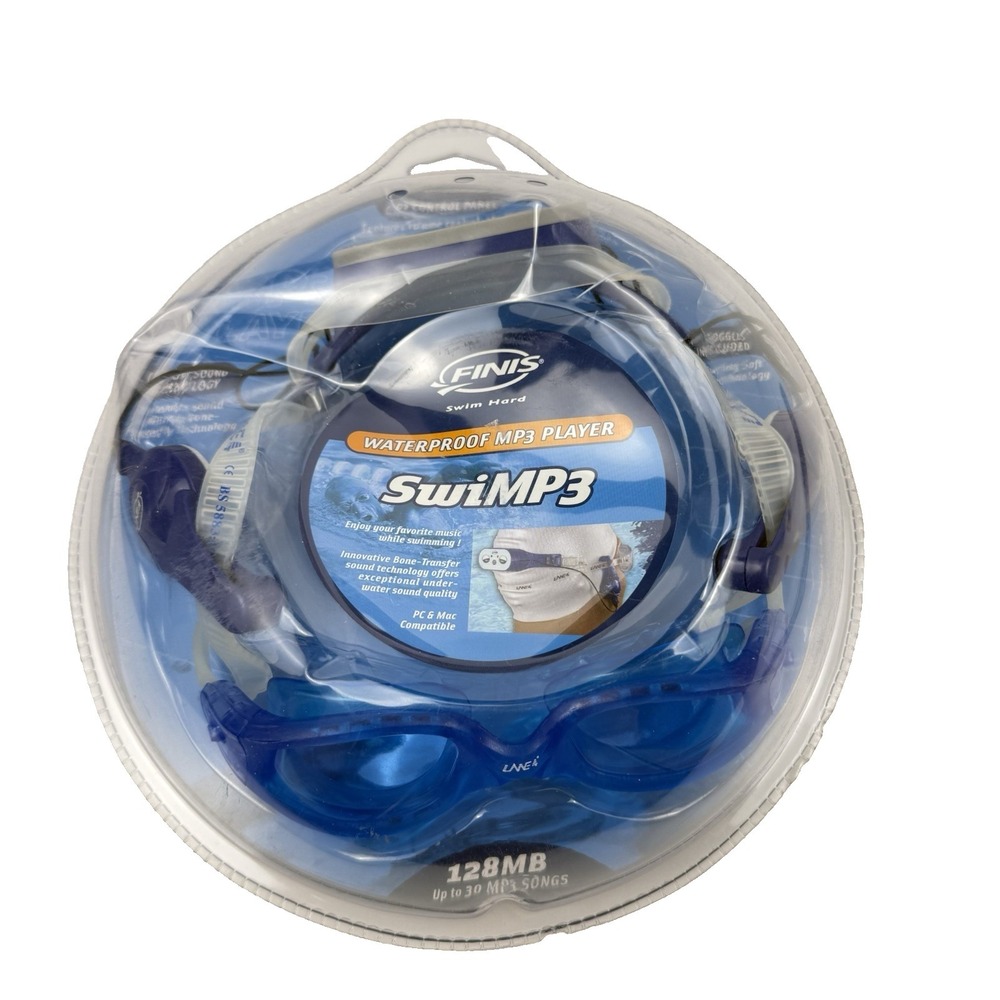 Finis SwiMP3 Swimming Waterproof Underwater Digital Music MP3 Player 128MB NEW